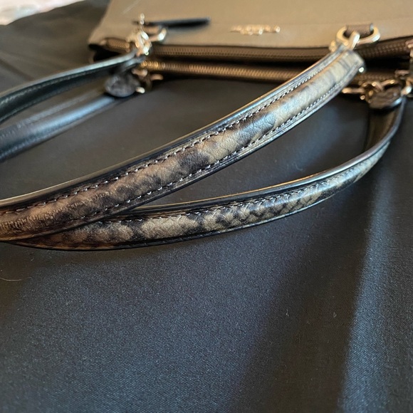 Coach Metallic Silver Shoulder Bag - Picture 9 of 12